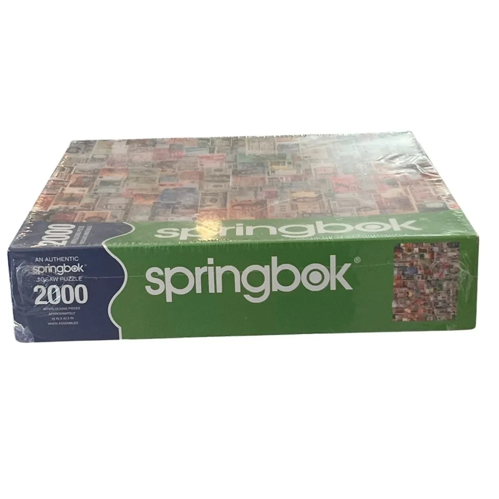 Springbok‎ Puzzle 2007 Color of Money World Currency 2000 Piece 34x42.5in Sealed